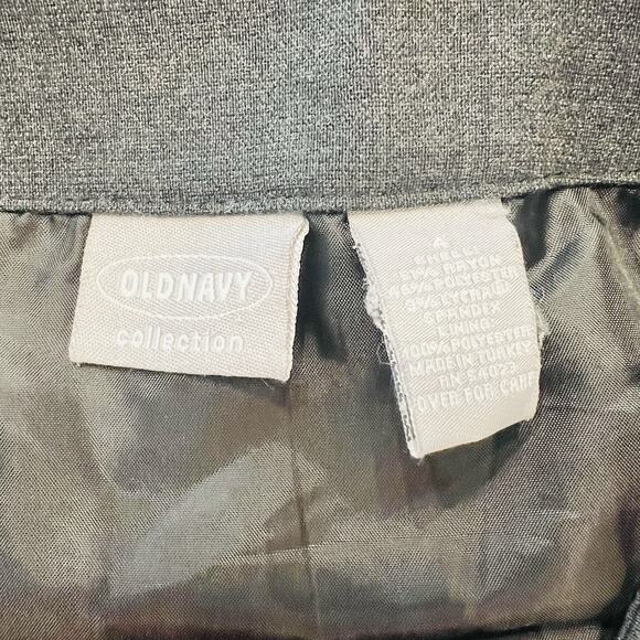 Old Navy Collection Women’s Sz 4 Dark Gray Skirt Lined (A0127) - Picture 3 of 3